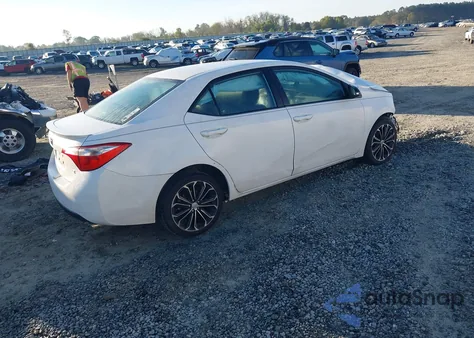 2014 Toyota Corolla S Plus из США, поврежденный, VIN 2T1BURHEXEC224553